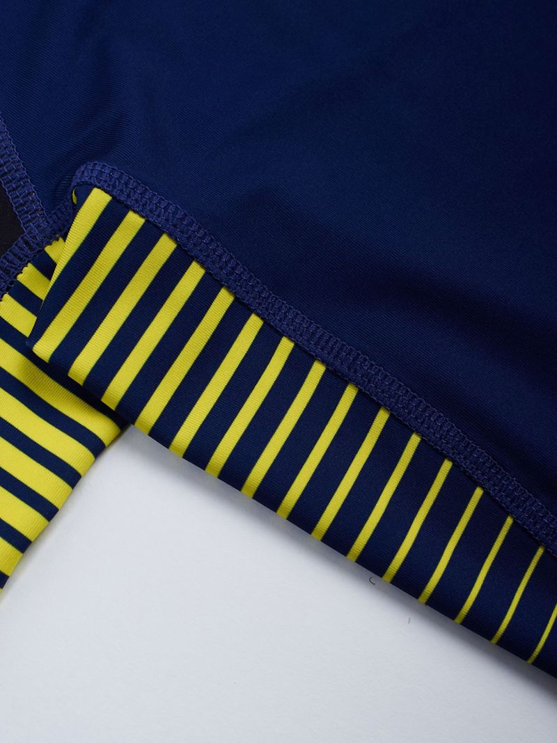 MANTO STRIPE 2 RASHGUARD - navy